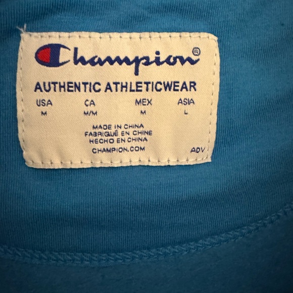 Champion Blue Crewneck Sweatshirt - Picture 5 of 7